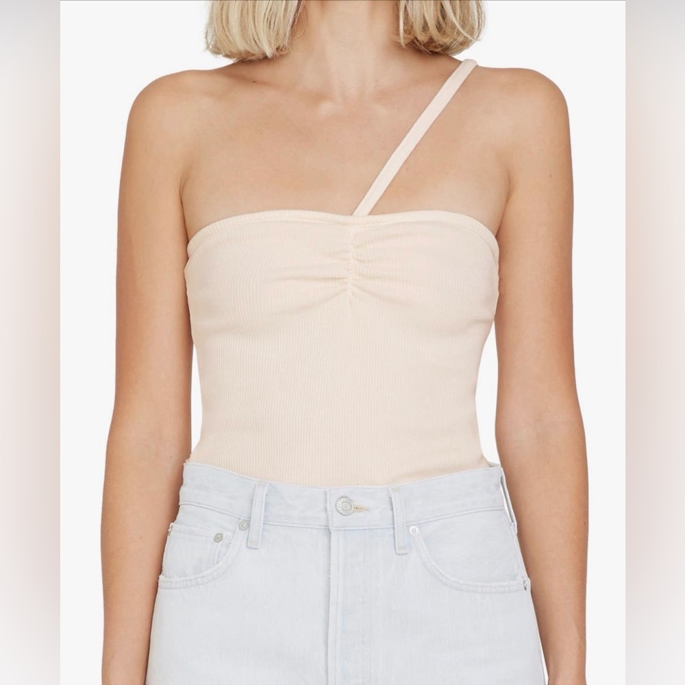 NWT AGOLDE - Lola One-Shoulder
Bandeau Top Size XS - Cream